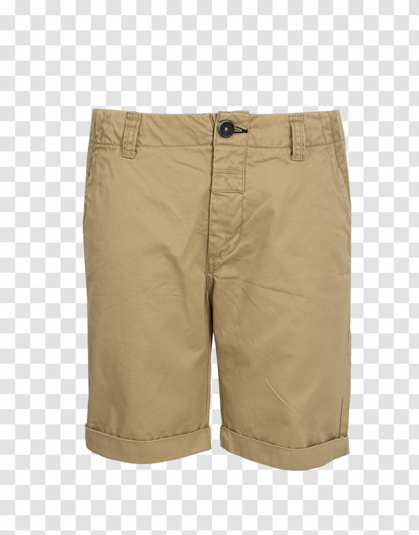 Bermuda Shorts Khaki Pants Beige - Twill Transparent PNG