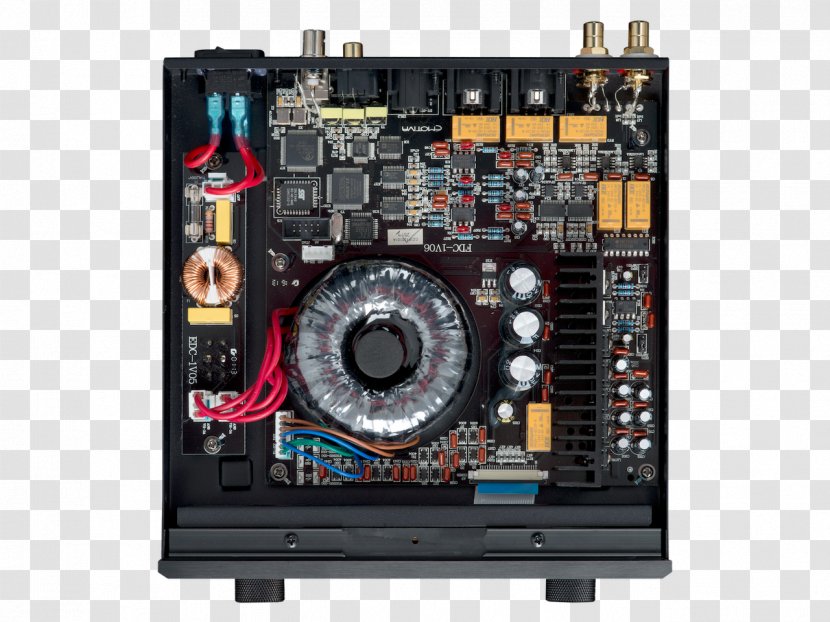 Microcontroller Digital-to-analog Converter Preamplifier Electronics Audiophile - Audio Transparent PNG