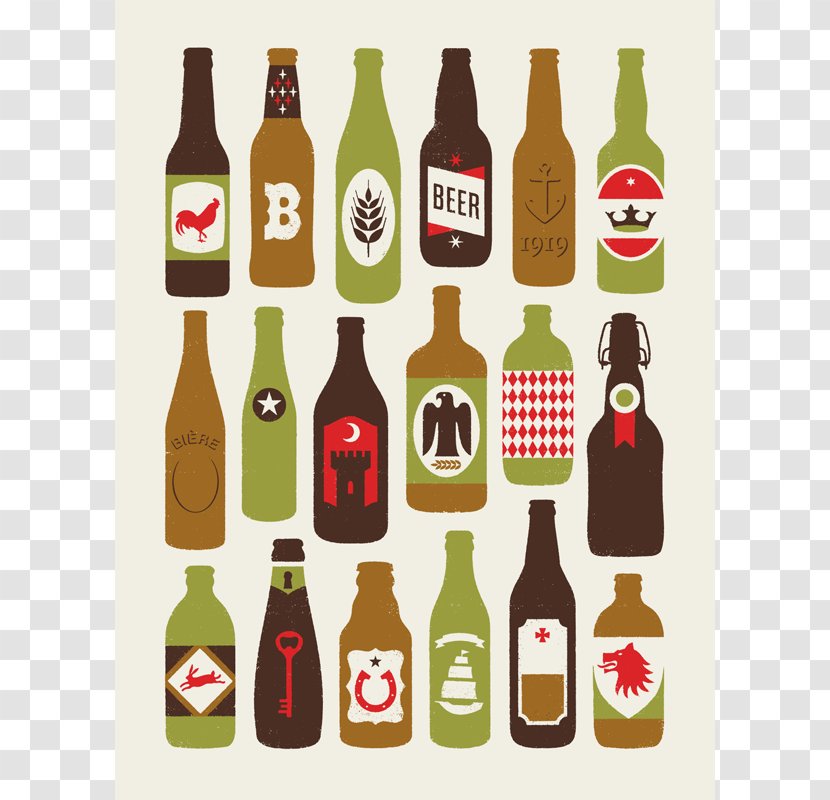 Beer Bottle Glass Openers - Bar - Ad Transparent PNG