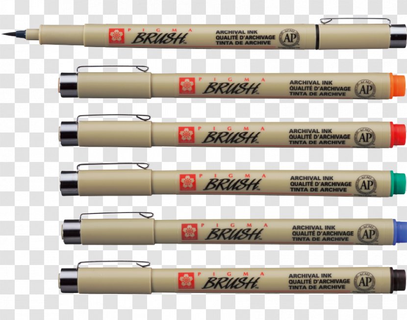 Marker Pen Sakura Pigma Micron Fineliners Drawing - Ink Transparent PNG