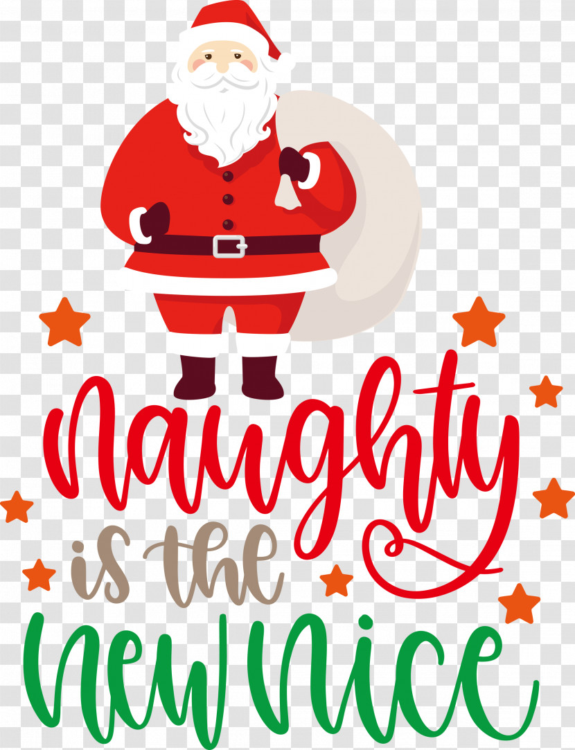Naughty Chrismtas Santa Claus Transparent PNG