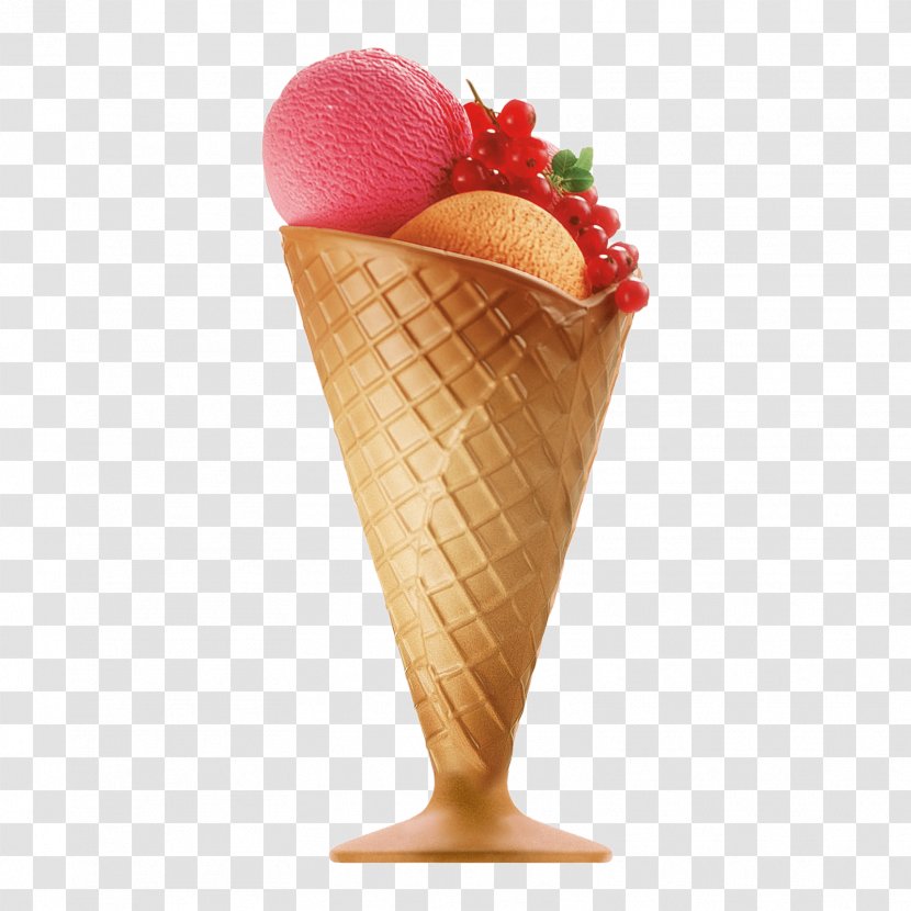 Ice Cream Cones Sundae Gelato - Chocolate - Creative Transparent PNG