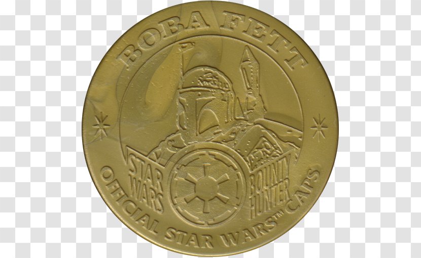 Coin Bronze Medal Gold - Angry Birds Boba Fett Transparent PNG
