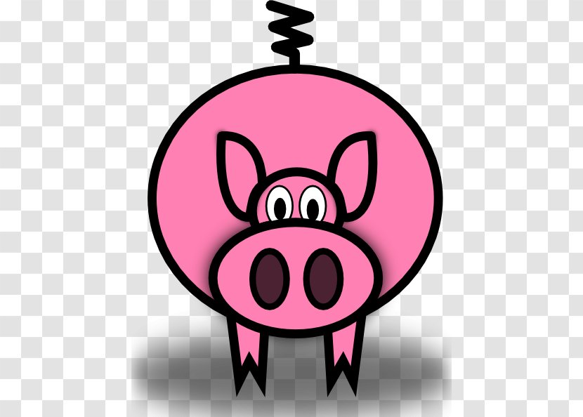 Domestic Pig Roast The Three Little Pigs Clip Art - Drawing - Animated Pictures Transparent PNG