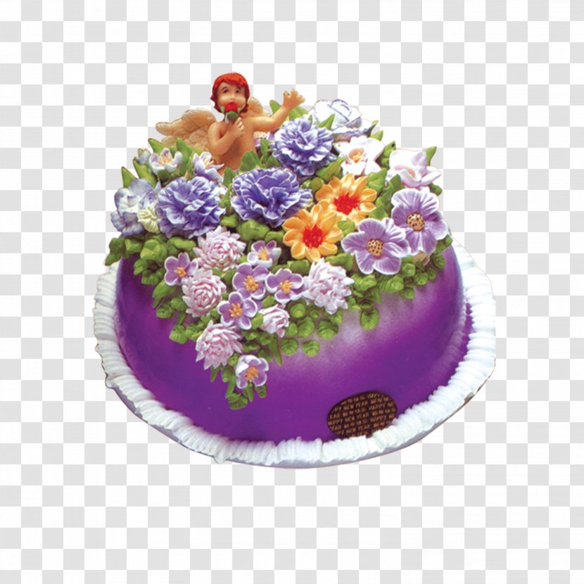 Birthday Cake Buttercream - Dessert Transparent PNG