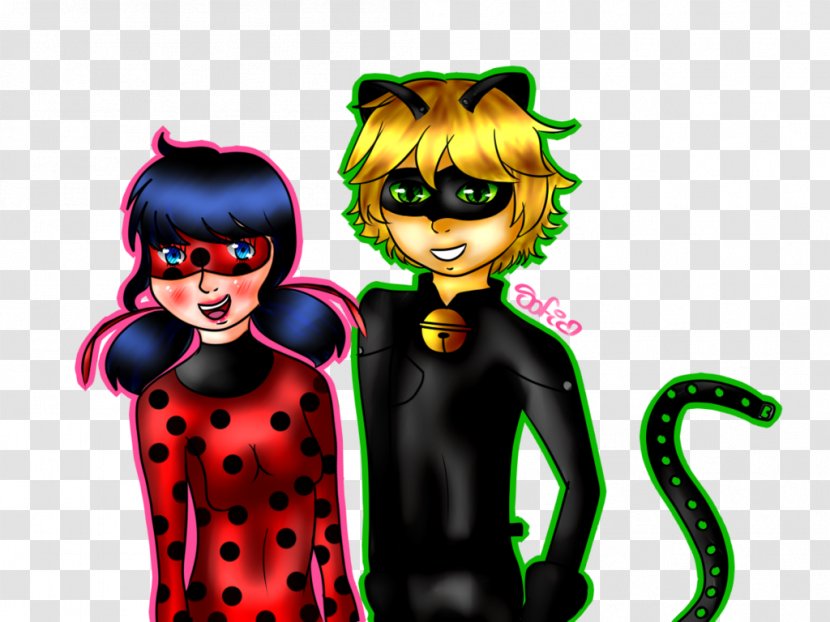 Cartoon Comics Supervillain Fan Art - 2016 - Ladybug Y Chat Noir Transparent PNG