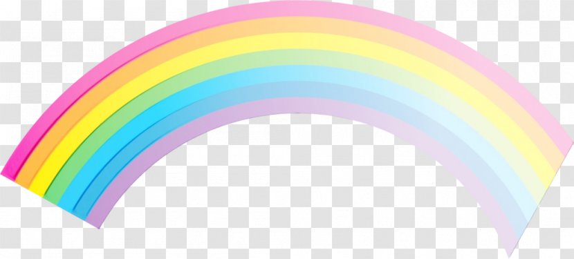 Rainbow Cartoon - Paint - Meteorological Phenomenon Pink Transparent PNG