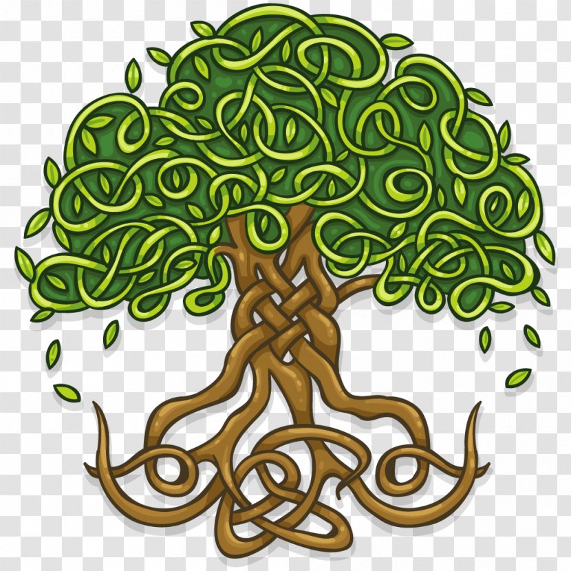 T-shirt Tree Of Life Wall Decal Celtic Sacred Trees - Plant Transparent PNG