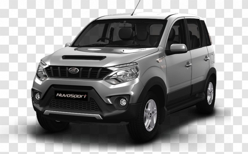 Mahindra & Scorpio NuvoSport Car - Mini Sport Utility Vehicle - Silver Mist Transparent PNG