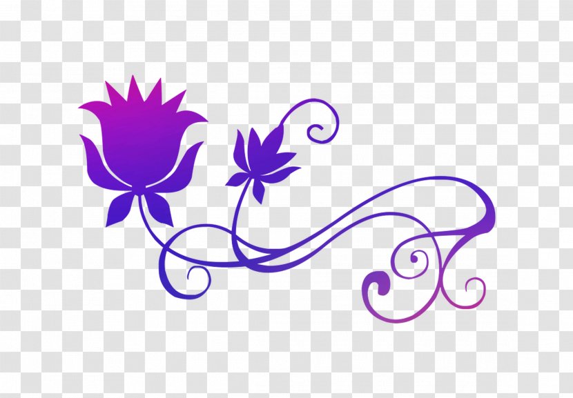 Petal Clip Art Logo Purple - Plant Transparent PNG