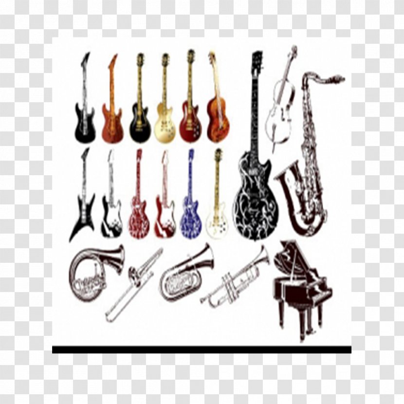Ukulele Musical Instrument Clip Art - Flower - Instruments Transparent PNG