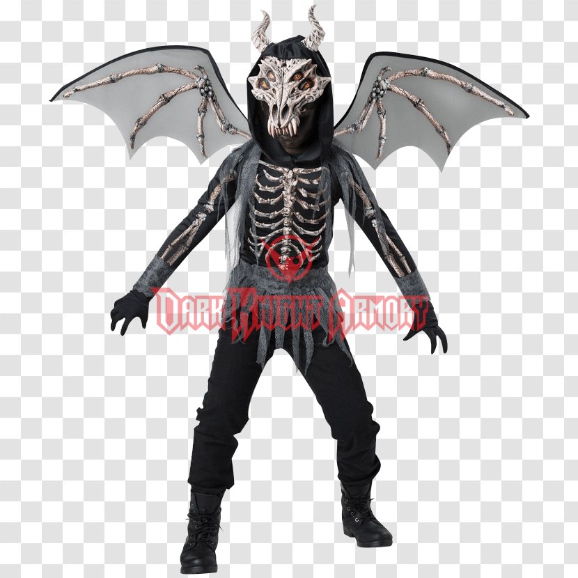 Halloween Costume Dragon Skeleton Child Children's Costumes - Action Figure - Dress Transparent PNG