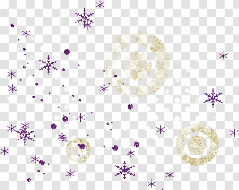 Snowflake Violet - Petal Transparent PNG