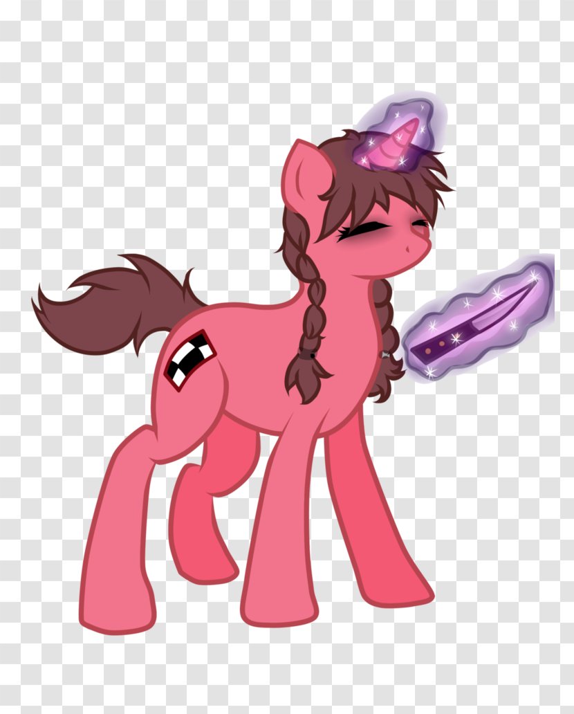 Horse Cartoon Pink M - Livestock - Miracle Nikki Transparent PNG