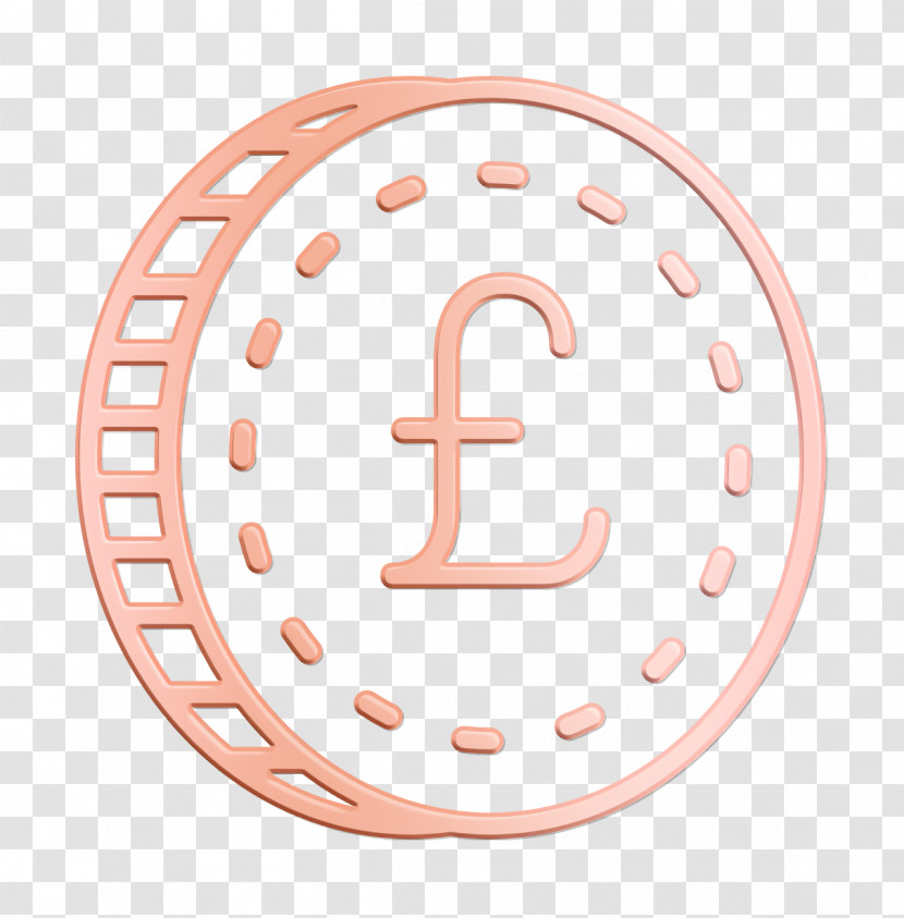 Business Icon Pound Icon Coin Icon Transparent PNG