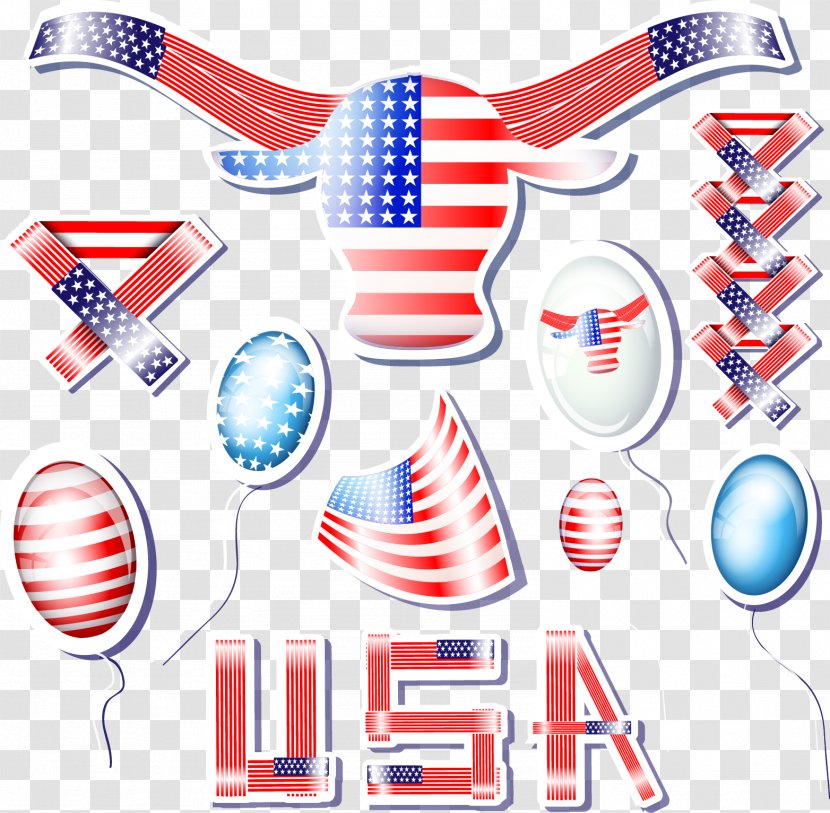 Flag Of The United States Clip Art - Vector American Transparent PNG