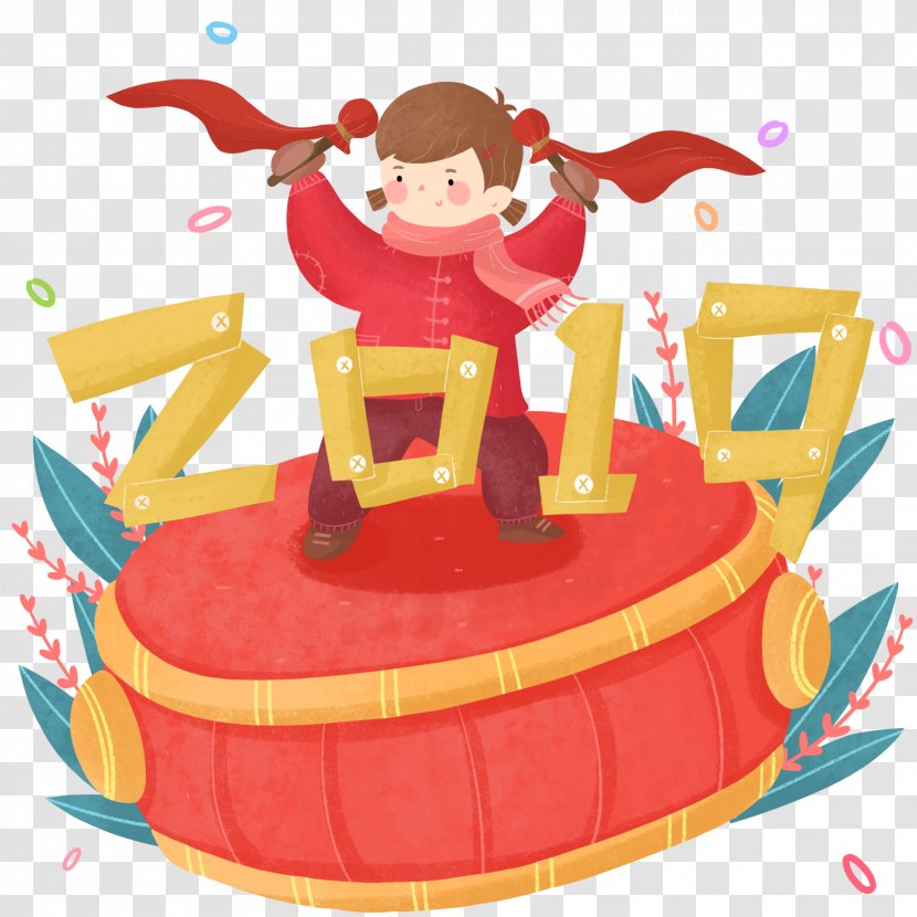 Illustration Chinese New Year Year's Day Eve - Fictional Character - Binge Business Transparent PNG