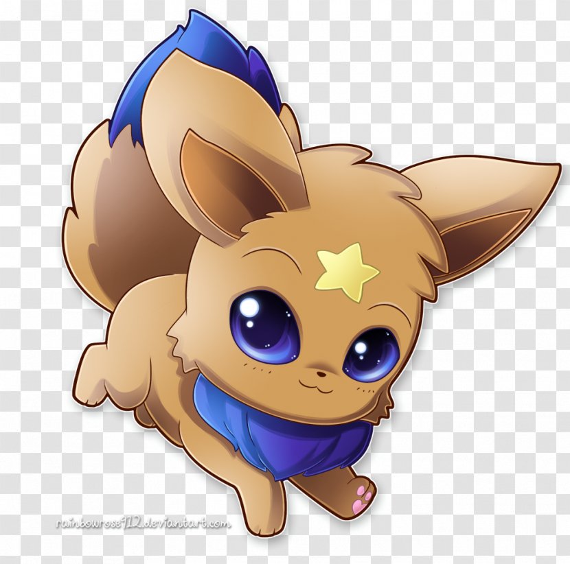 Puppy Pikachu Eevee Pokémon X And Y - Watercolor Transparent PNG