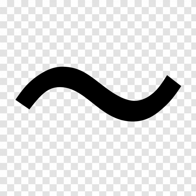 Tilde Dash Diacritic English Symbol - Index Term - Horizontal Line Transparent PNG