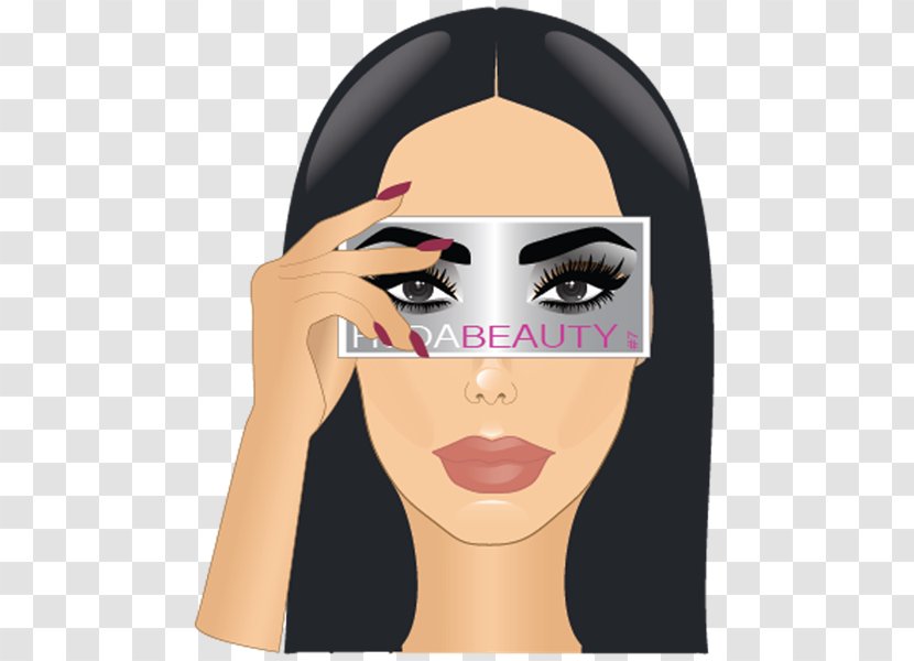 Huda Kattan Bitstrips Beauty LLC Emoji App Store - Forehead Transparent PNG