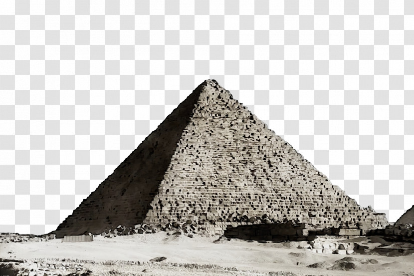 Pyramid Pyramid Monument Triangle Geometric Shape Transparent PNG