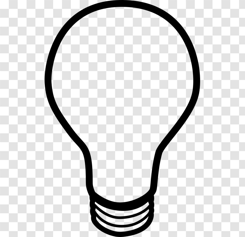 Incandescent Light Bulb Lamp Clip Art - Color - Brain Transparent PNG