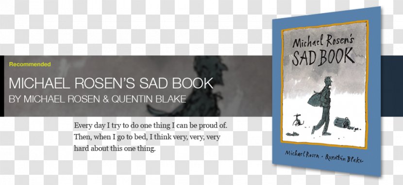 Sad Book Brand Display Advertising Transparent PNG