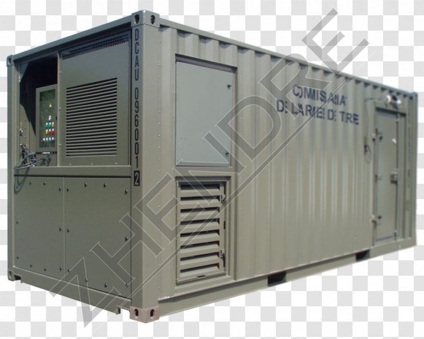 Intermodal Container Refrigerated Ship Shipping Architecture Logistics - Refrigeration - Contenair Transparent PNG