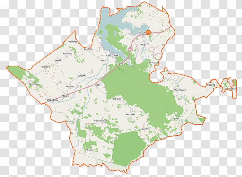 Jezioro Rajgrodzkie Kuligi, Podlaskie Voivodeship Locator Map Grajewo County - Ecoregion Transparent PNG