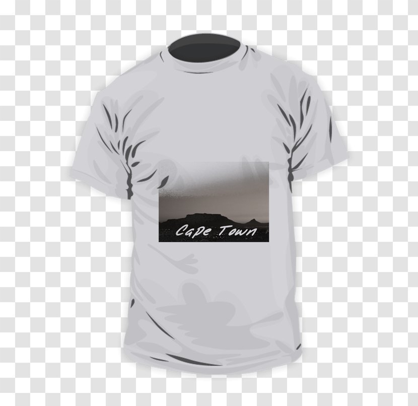 Printed T-shirt Polo Shirt Hoodie - Brand - Mountain Silhoette Transparent PNG