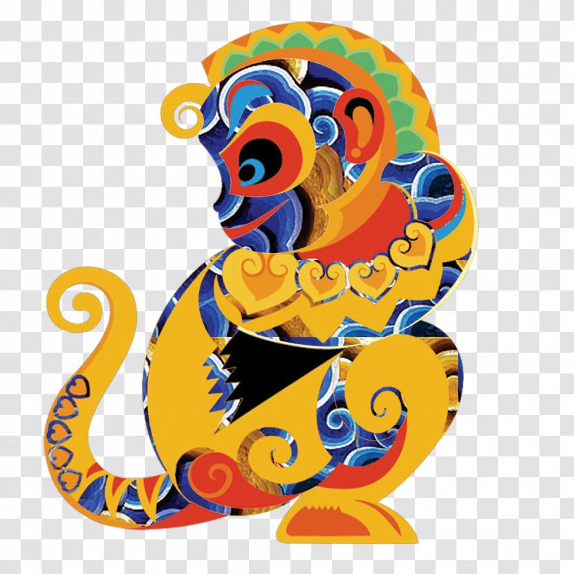 Monkey Chinese New Year Zodiac - Free Matting Material Transparent PNG