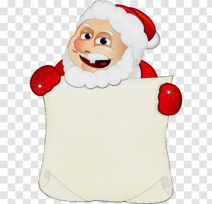 Santa Claus Cartoon - Finger Transparent PNG