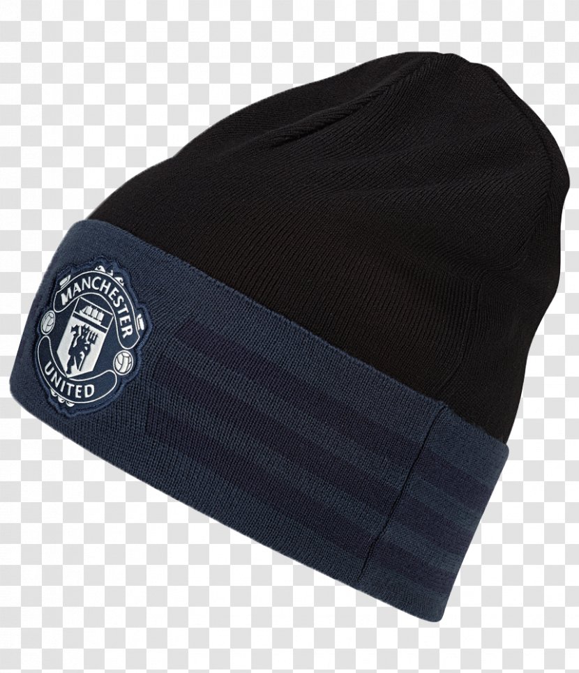 Manchester United F.C. Black Beanie Blue - Headgear Transparent PNG