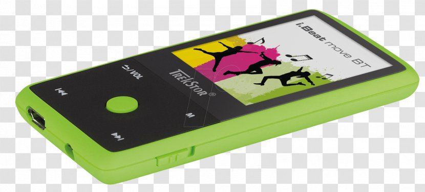 TrekStor I.Beat Move BT MP3 Player Liquid-crystal Display MicroSD - Telephony - Technology Transparent PNG