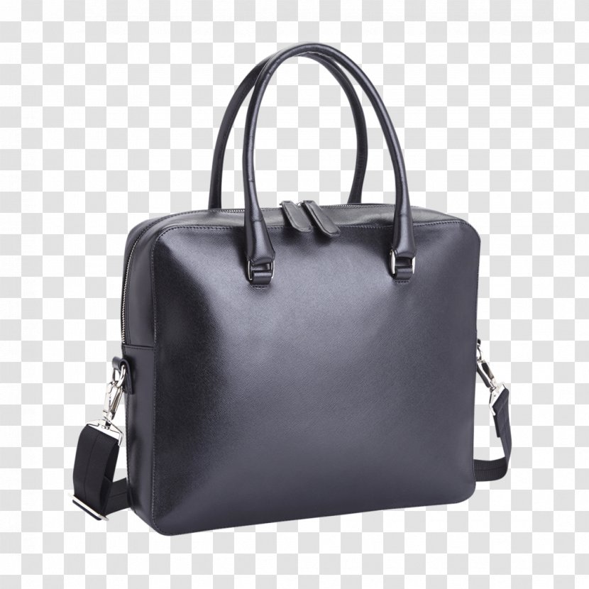 Briefcase Leather Messenger Bags Handbag - Black Transparent PNG