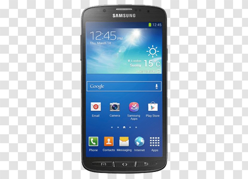Samsung Galaxy S4 Smartphone AT&T LTE - Electronic Device Transparent PNG