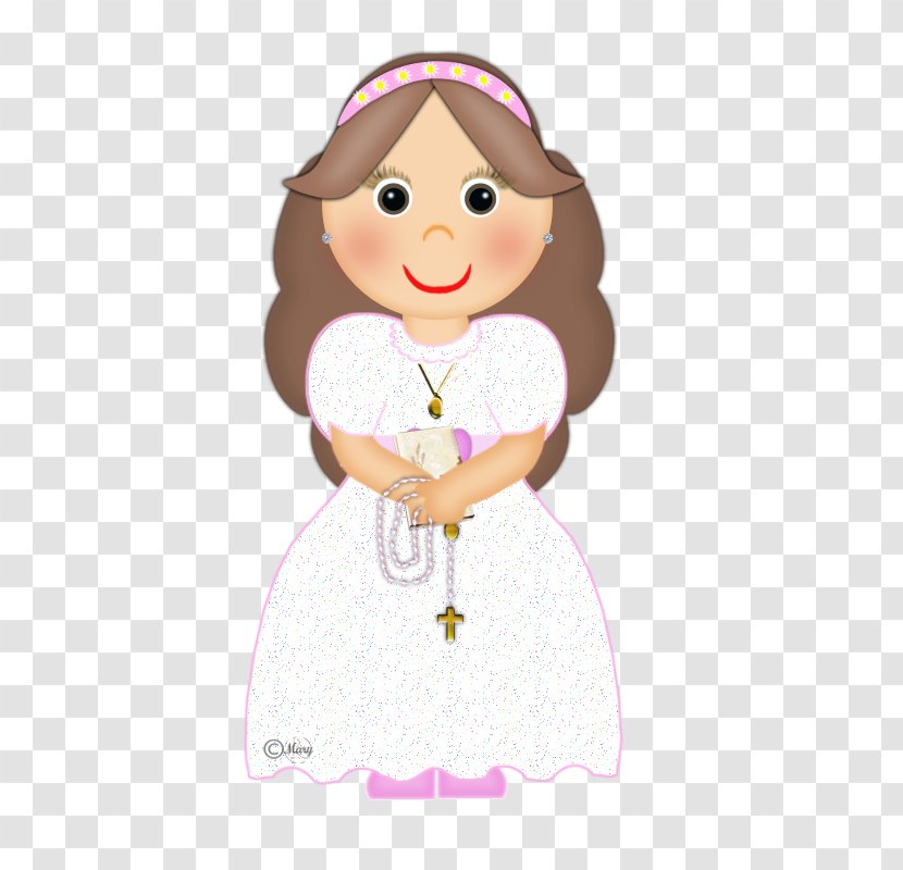 Doll First Communion Eucharist Child - Frame Transparent PNG