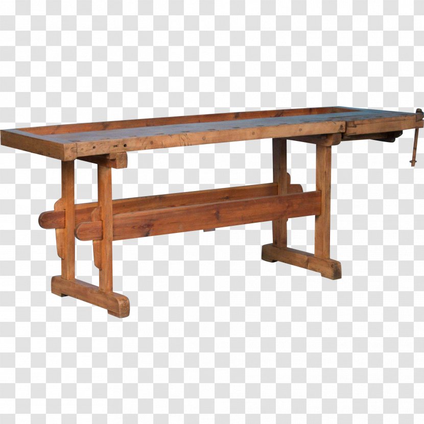 Table Garden Furniture Wood - Bench Transparent PNG