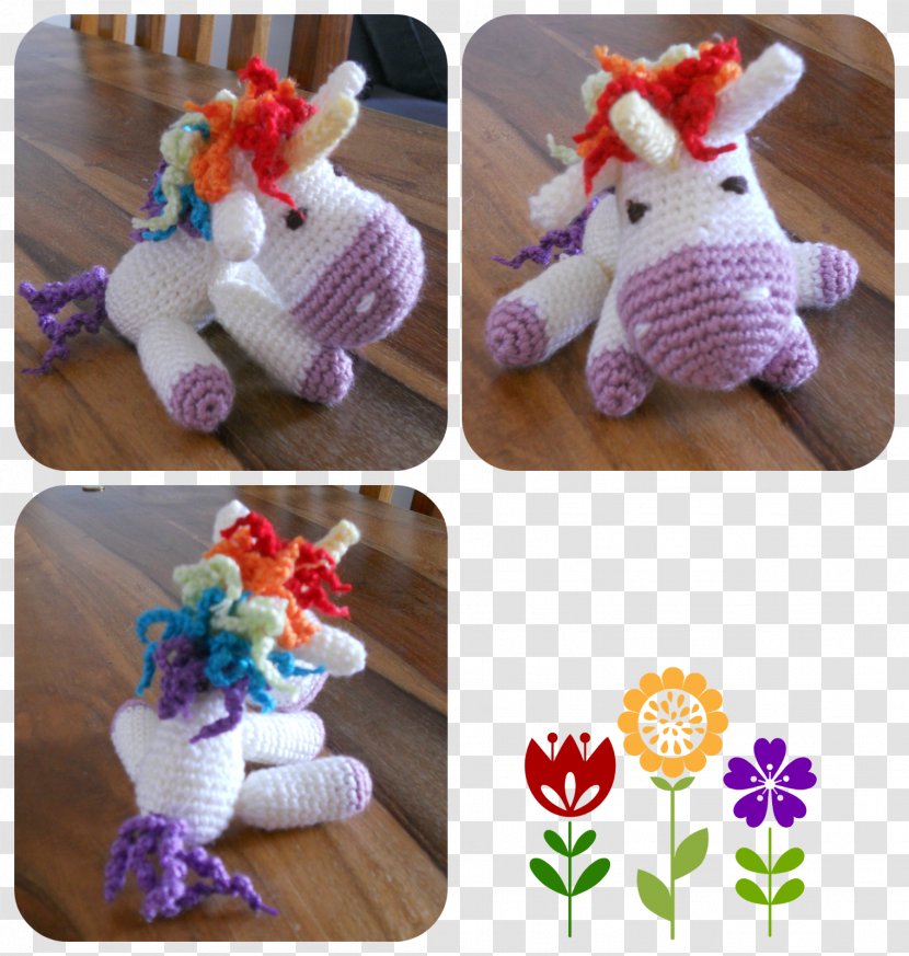 Crochet Stuffed Animals & Cuddly Toys Amigurumi Unicorn Pattern - Art Transparent PNG