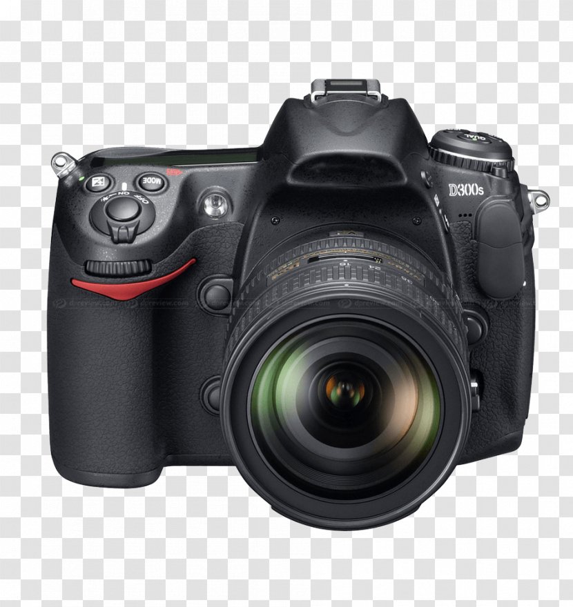 Nikon D3000 D5100 D90 AF-S DX VR Zoom-Nikkor 18-200mm F/3.5-5.6G IF-ED - Cameras Optics - SLR Digital Camera Front Transparent PNG
