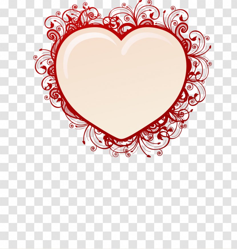 Heart Picture Frame Royalty-free Illustration - Flower - Red Heart-shaped Pattern Transparent PNG