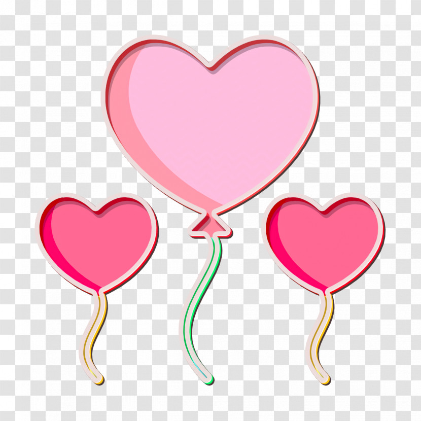 Balloon Icon Heart Icon Love Icon Transparent PNG