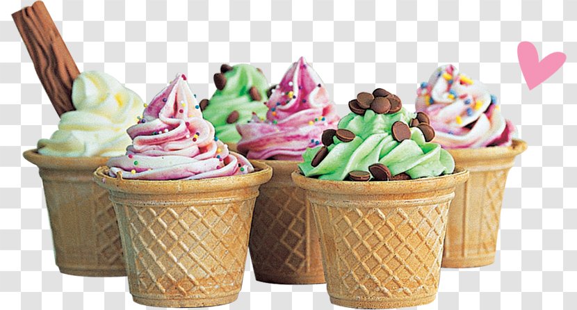Ice Cream Cones Cake Cupcake Transparent PNG