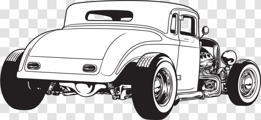 Car 1932 Ford Hot Rod Rat Clip Art - Automotive Exterior Transparent PNG