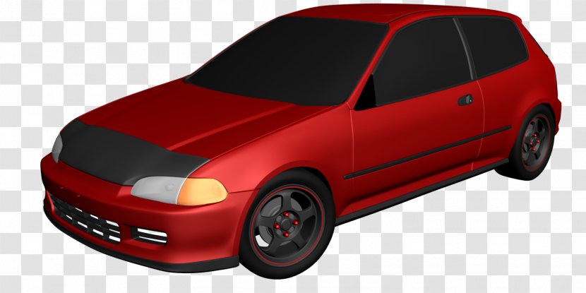 Compact Car Honda Civic City - Auto Part Transparent PNG