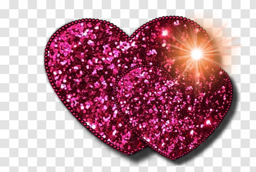 Heart Glitter Clip Art - Display Resolution - Images Of Pink Hearts Transparent PNG