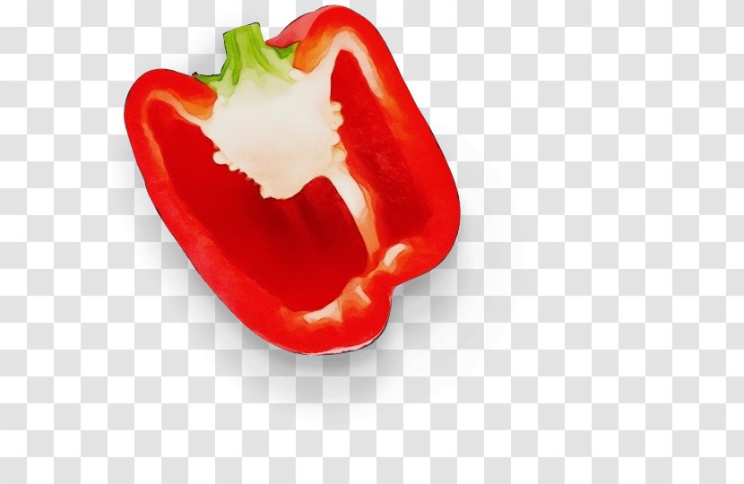 Bell Pepper Pimiento Red Piquillo Peppers And Chili - Paint - Capsicum Vegetable Transparent PNG