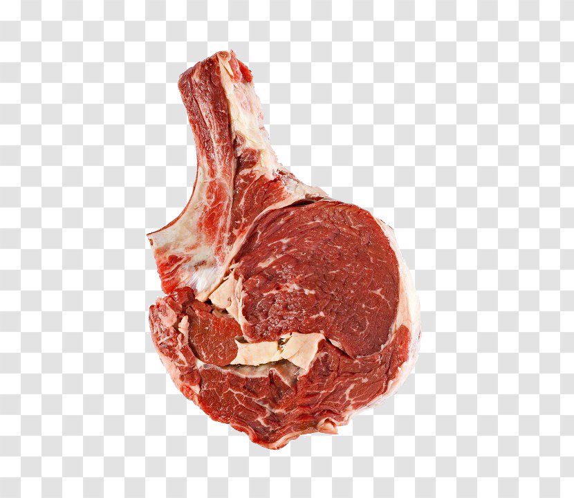 Rib Eye Steak Capocollo Meatloaf - Silhouette - Red Meat Transparent PNG
