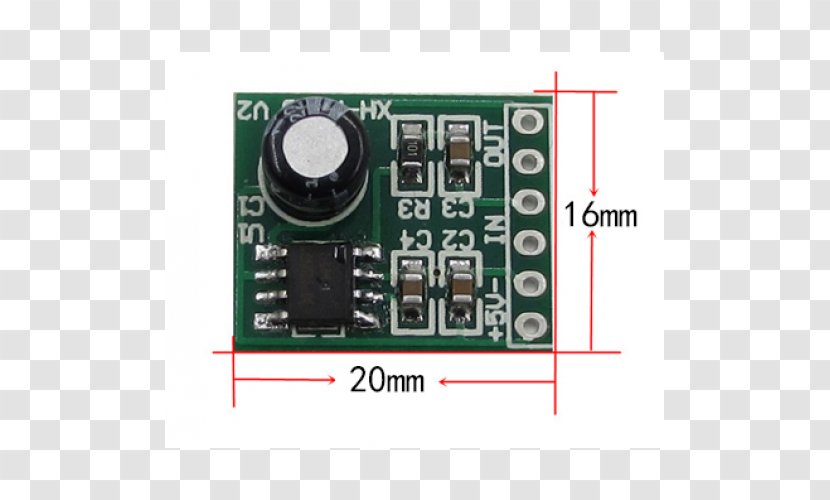 Microcontroller Electronics Audio Power Amplifier Stereophonic Sound - Printed Circuit Board - Xh Transparent PNG