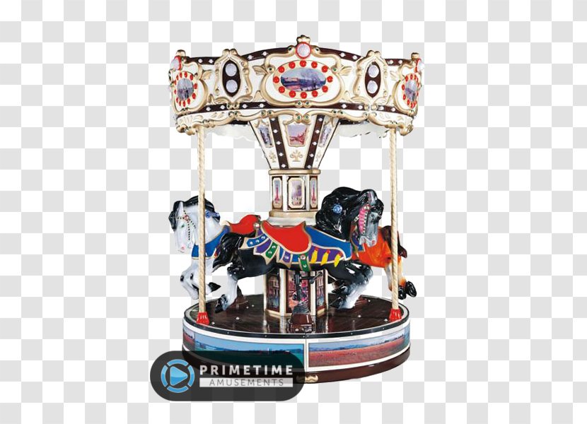 Carousel Kiddie Ride Amusement Park Horse Airplane - Price Transparent PNG